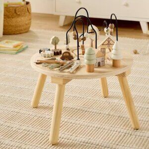 Hearth & Hand with Magnolia Kids Wood‎ Toy Activity Play Table NEW WITH TAG